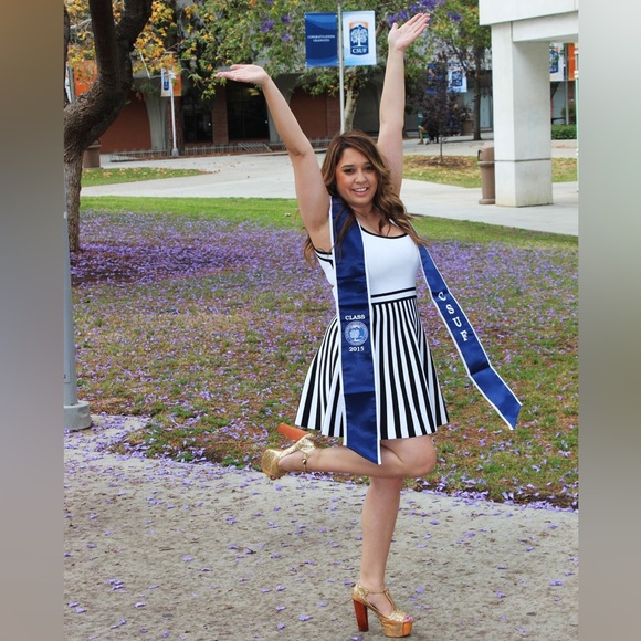 Guess Mirage Nautical Stripe Sweater Dress - Picture 8 of 8